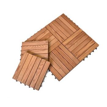 ROJAPLAST Dlaždice podlahová Thermowood - 6 ks v balení (26006)