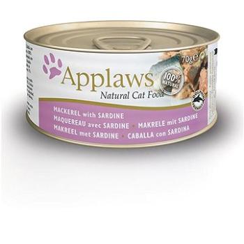 Applaws konzerva Makrela se sardinkami 6 × 70 g (5060481891110)