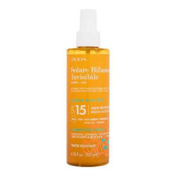 Pupa Invisible Sunscreen Two-Phase SPF15 200 ml opalovací přípravek na tělo unisex