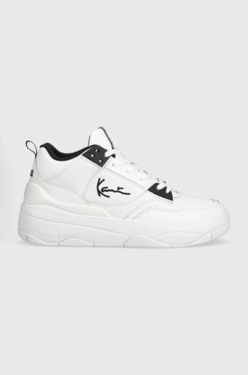 Kožené sneakers boty Karl Kani LXRY Plus PRM bílá barva, 1080265 KKFWM000260