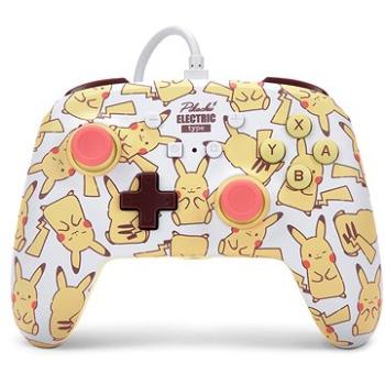 PowerA Enhanced Wired Controller for Nintendo Switch - Pikachu Blush (1526547-01)