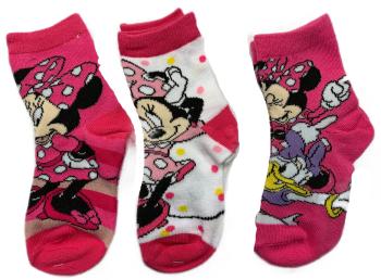 Setino Sada 3 párů dětských ponožek - Minnie Mouse mix Velikost ponožek: 31-34