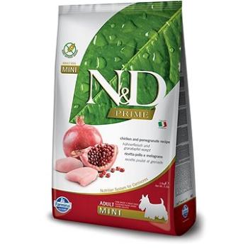 N&D PRIME grain free dog adult mini chicken & pomegranate 7 kg (8010276021601)