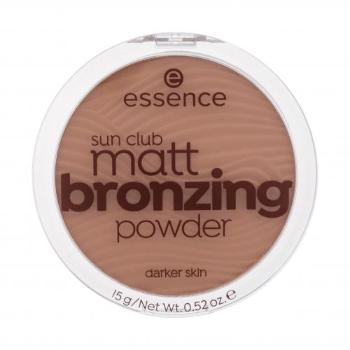 Essence Sun Club Matt Bronzing Powder 15 g bronzer pro ženy 02 Sunny