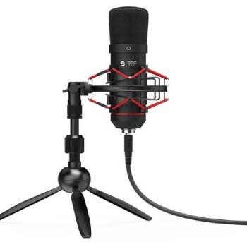 SPC Gear mikrofon SM900T Streaming microphone / USB / tripod / pop filtr, SPG055