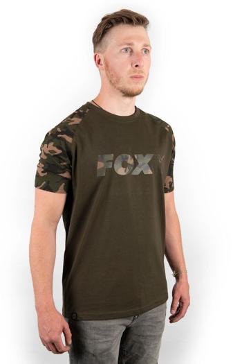Fox Triko Camo/Khaki Chest Print T-Shirt - L
