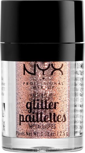 NYX Professional Makeup Metallic Glitter - Třpytky na obličej i tělo - Goldstone 2.5 g