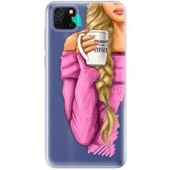 iSaprio My Coffe and Blond Girl pro Huawei Y5p (coffblon-TPU3_Y5p)