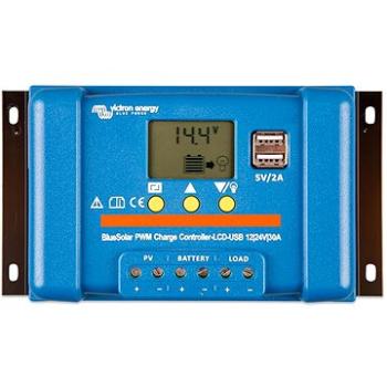 Victron Energy Solární regulátor BlueSolar PWM-LCD&USB 12/24V-30A (SCC010030050)