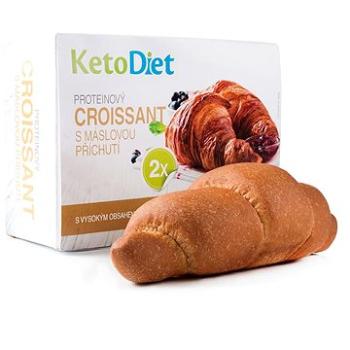 KetoDiet Proteinový croissant  - máslová příchuť (2 ks - 1 porce)  (8594181012386)