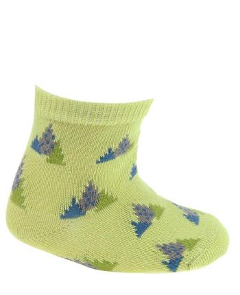 Chlapecké kojenecké ponožky WOLA STROMY zelené Velikost: 12-14