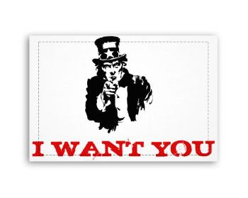 Fotoobraz 60x40 cm malý I want you