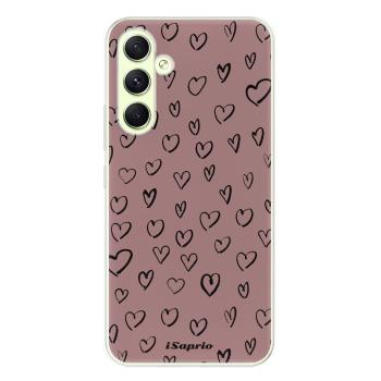 Odolné silikonové pouzdro iSaprio - Heart Dark - Samsung Galaxy A54 5G