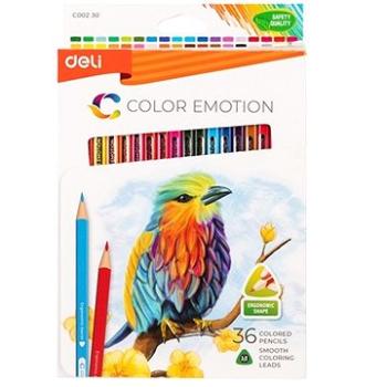 DELI Color Emotion trojhranné 36 barev (E00230)