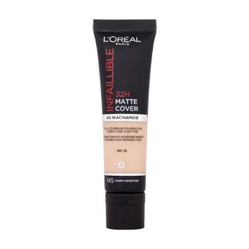 L'Oréal Paris Infaillible 32H Matte Cover SPF25 30 ml make-up pro ženy 145