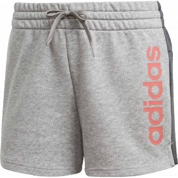 adidas W E LIN SHORT Dámské kraťasy, šedá, velikost L