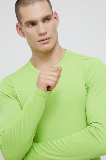 Funkční triko s dlouhým rukávem CMP zelená barva