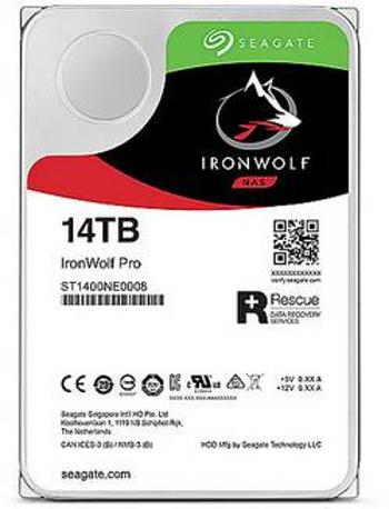 Interní pevný disk 8,9 cm (3,5") Seagate IronWolf Pro ST14000NE0008, 14 TB, Bulk, SATA III