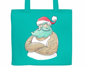 Plátěná nákupní taška Potetovaný Santa