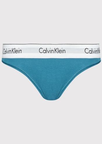 Dámské tanga Calvin Klein F3786 S Petrolejová