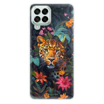 Odolné silikonové pouzdro iSaprio - Flower Jaguar - Samsung Galaxy M53 5G