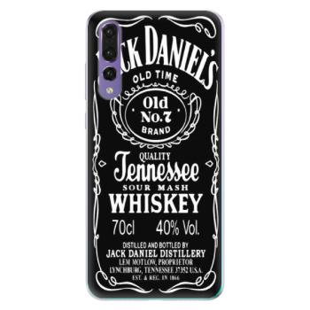 Odolné silikonové pouzdro iSaprio - Jack Daniels - Huawei P20 Pro