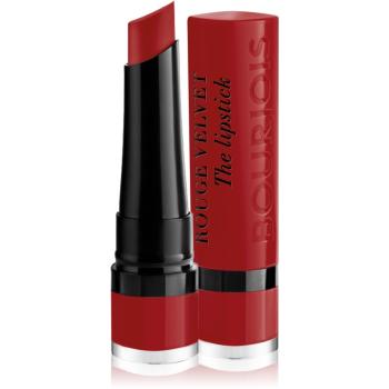 Bourjois Rouge Velvet The Lipstick matná rtěnka odstín 11 Berry Formidable 2,4 g