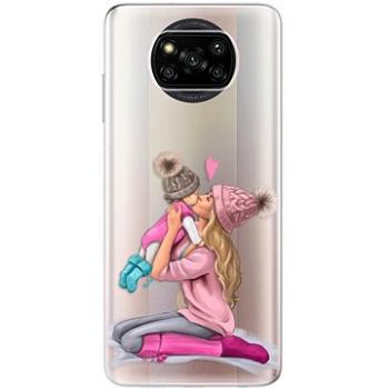iSaprio Kissing Mom pro Blond and Girl pro Xiaomi Poco X3 Pro / X3 NFC (kmblogirl-TPU3-pX3pro)