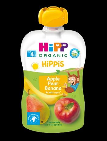 HiPP BIO Hippis 100% ovoce Jablko-Hruška-Banán 100 g