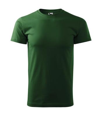MALFINI Pánské tričko Basic - Lahvově zelená | M