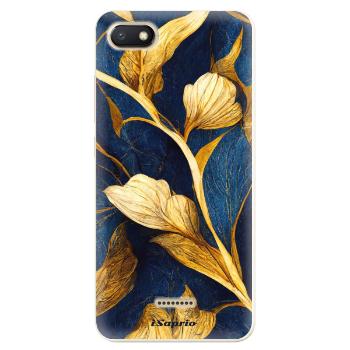 Odolné silikonové pouzdro iSaprio - Gold Leaves - Xiaomi Redmi 6A