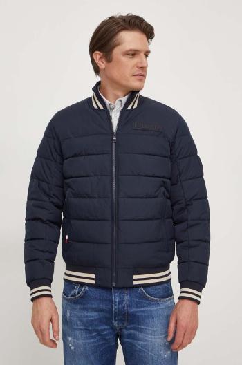 Bomber bunda Tommy Hilfiger tmavomodrá barva, přechodná, MW0MW33736