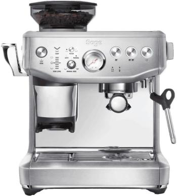 SAGE SES876BSS pákové espresso, 1850 W, vestavěný mlýnek, nahřívání šálků, napařovací tryska, mléčné receptury