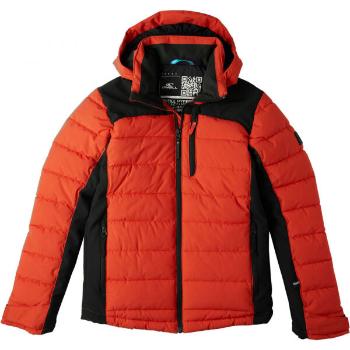 O'Neill IGNEOUS JACKET Chlapecká lyžařská/snowboardová bunda, červená, velikost 170