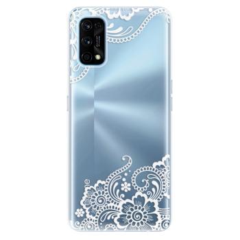 Odolné silikonové pouzdro iSaprio - White Lace 02 - Realme 7 Pro