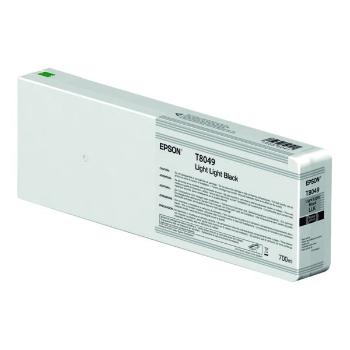 EPSON T8049 (C13T804900) - originální cartridge, světle světle černá, 700ml