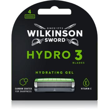 Wilkinson Sword Hydro3 Skin Protection Black Edition náhradní hlavice 4 ks