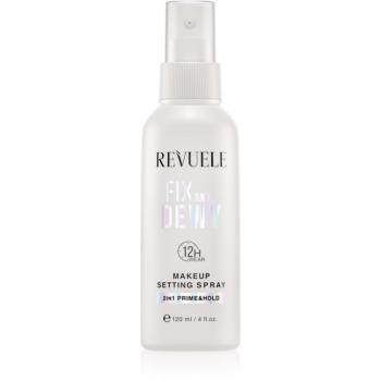 Revuele Makeup Setting Spray Fix And Dewy fixační sprej na make-up pro rozjasnění pleti 120 ml