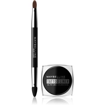 Maybelline Tattoo Liner dlouhotrvající gelové oční linky se štětečkem odstín 950 Blackest Black 3 g