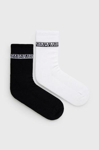 Ponožky Napapijri (2-pack) pánské, bílá barva