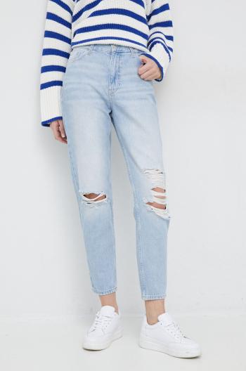 Džíny Calvin Klein Jeans Mom Jean Ankle dámské, high waist