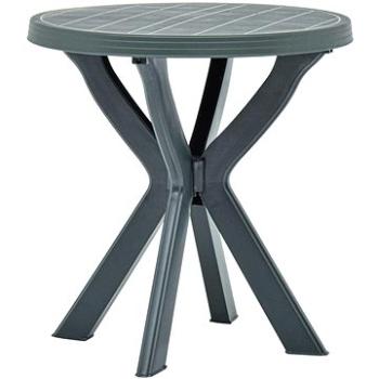  Bistro stolek zelený O 70 cm plast (48797)