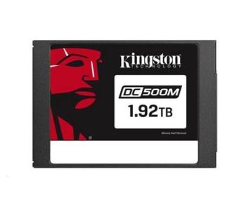 Kingston SSD 1920GB DC500M SATA III 2.5" 3D TLC (čtení/zápis: 555/520MB/s; 98/75K IOPS), SEDC500M/1920G