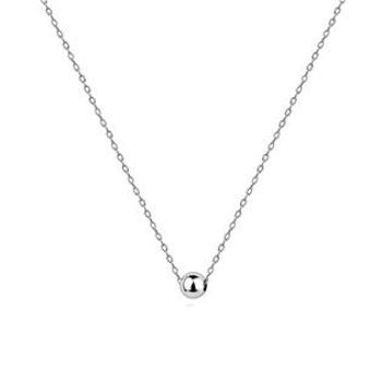Šperky4U Ocelový náhrdelník s kuličkou - OPD0194