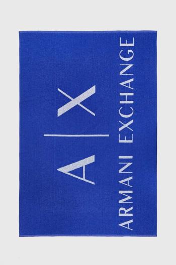 Ručník Armani Exchange tmavomodrá barva