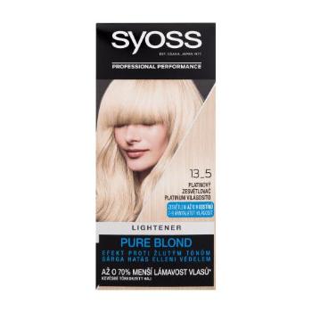 Syoss Permanent Coloration Lightener 50 ml barva na vlasy pro ženy 13-5 Platinum Lightener na barvené vlasy; na blond vlasy