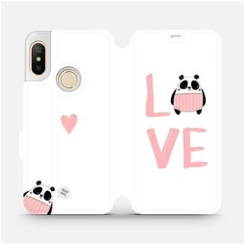 Flipové pouzdro na mobil Xiaomi Mi A2 Lite - MH09S Panda LOVE (5903226752454)