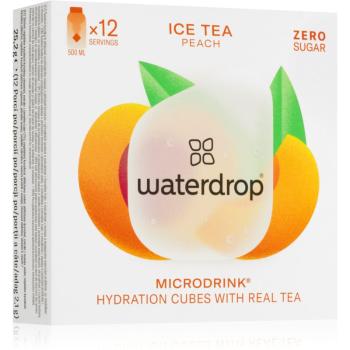 Waterdrop Microdrink Ice Tea nápoj s vitamínem C a B3 příchuť Peach 12 ks