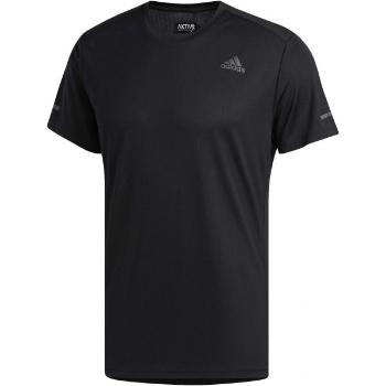 adidas RUN IT TEE Pánské běžecké tričko, černá, velikost L