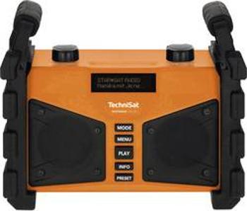 Odolné rádio TechniSat Digitradio 230 OD, AUX, Bluetooth, USB, oranžová